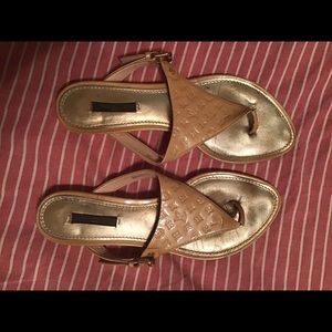 Louis Vuitton thong sandals authentic
